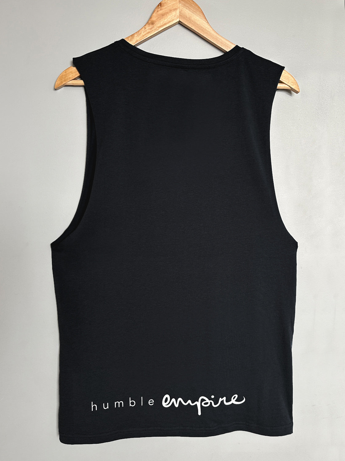 HE. Logo Tank in Black