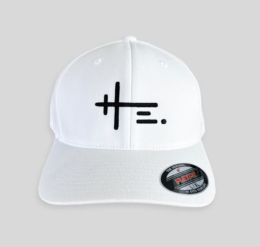 HE. Logo Cap – White